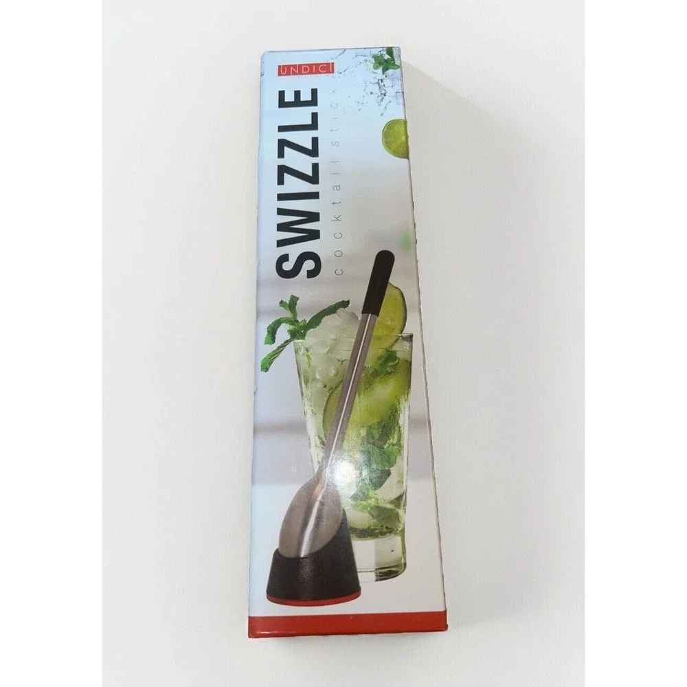 UNDICI Swizzle Party Cocktail Stick For‎ Freezer Cooling Drinks - NEW